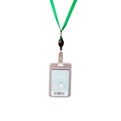 硬壳校牌幼儿园易拉透明证件卡套