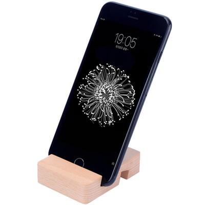 利乐普实木手机座木手机支架平板电脑ipad支架木质手机座创意礼品