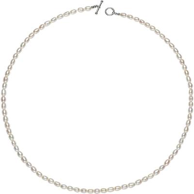 京润小米珠项链银百搭叠戴单品女