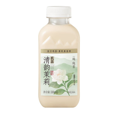 一鸣inm清韵茉莉乳茶低温生牛乳营养牛奶风味网红调制乳