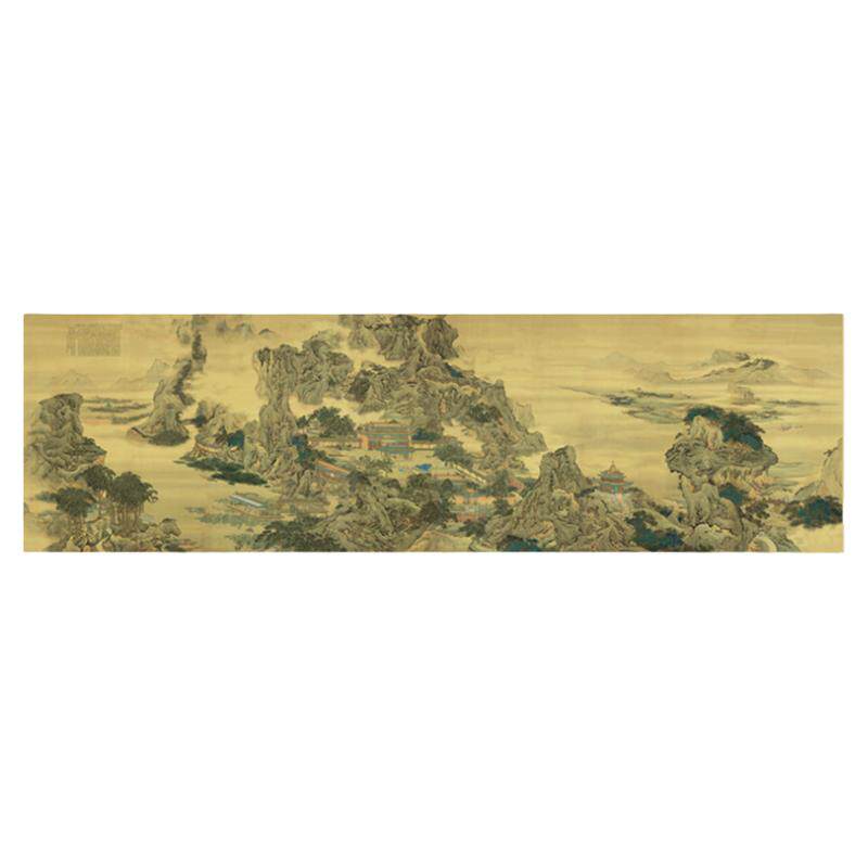袁江阿房宫图建筑国画山水画