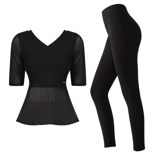 爱暇步瑜伽服套装女2025新款高级感专业高端健身普拉提上衣带胸垫