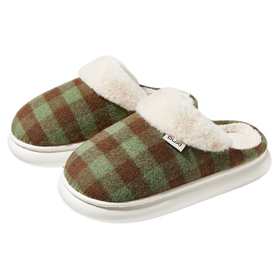 朴西2025秋冬季新款厚软底女士棉拖鞋居家防滑保暖静音情侣棉拖男