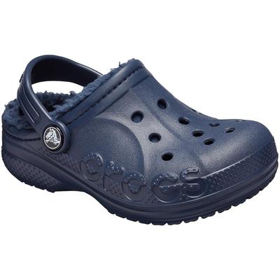 Crocs儿童冬季棉拖鞋洞洞鞋加绒