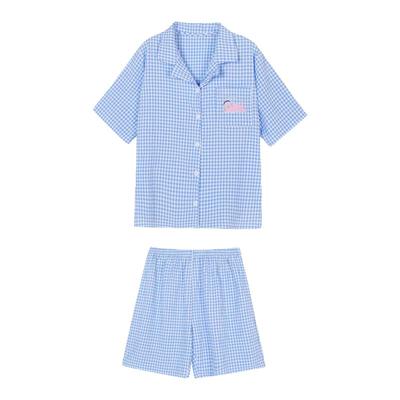 馨帮帮Homedress卡通格子家居服
