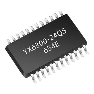 悦欣YX6300-24QS主控MP3语音IC方案工业TTL串口芯片YX6300-QSOP24