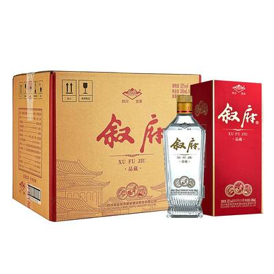 叙府品藏52度浓香型白酒纯粮食酒白酒整箱四川送礼口粮酒官方旗舰