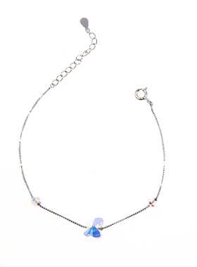 蝴蝶奥地利水晶手链女