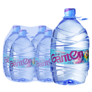 景田大桶纯净水4.8L*4桶整箱家庭大瓶桶装泡茶饮用水非5升矿泉水