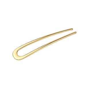 发簪现代简约时尚盘发神器金属发钗U型高级感簪子发夹女百搭头饰