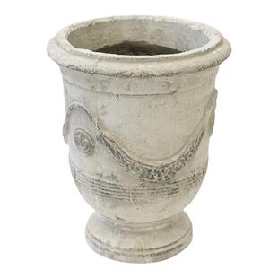 爱上花园|手压陶盆粗陶花盆红陶缸园艺复古做旧白陶麦穗勋章奖杯