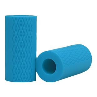 硅胶哑铃握把杠铃握套壶铃健身机械握把套防滑加粗摩托车配件装饰