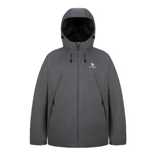 骆驼棉服女款26秋冬户外拒水金标P棉衣加厚连帽登山服外套男