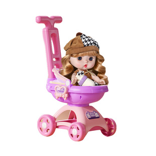 儿童女孩子玩具3到6岁过家家2025网红新款洋娃娃推车女童生日礼物