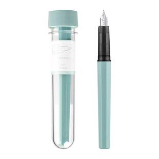 PLATINUM/白金小流星钢笔PQ200墨囊学生练字学习书法不断漏墨PQ300硬笔墨囊可替换墨水马克龙色可爱钢笔礼盒