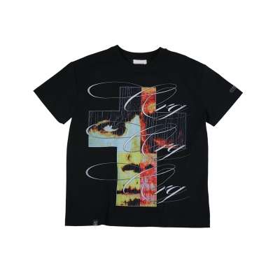 Vinkid(云梯) ORG十字短袖 美式潮流小众嘻哈国潮个性百搭夏季T恤