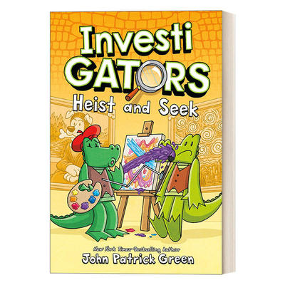 英文原版 InvestiGators Heist and Seek 鳄鱼侦查员6 精装 英文版 进口英语原版书籍