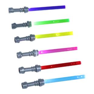 Brick Bling适用乐高星球大战小人仔手上光剑配件激光剑零件灯饰