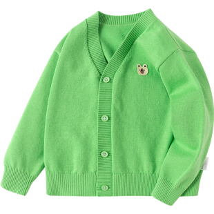巴拉巴拉儿童针织衫外套宝宝开衫毛衣男童女童春秋新款童装中童潮