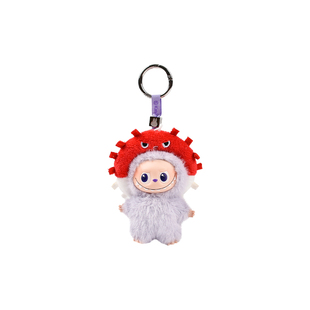 新款4.0拉布布可爱发箍毛绒玩偶娃衣潮玩包挂mini迷你labubu配饰