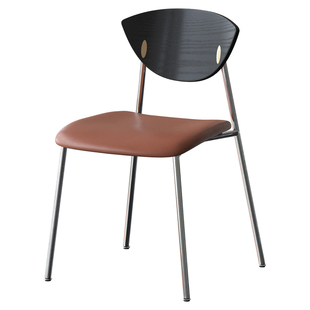 飞鸟椅法式餐桌椅子餐椅家用实木靠背椅中古风餐桌椅套装网红复古