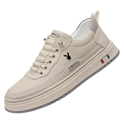 花花公子男鞋板鞋真皮休闲运动鞋