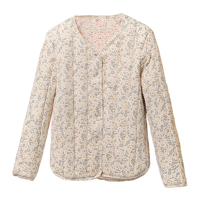 秋冬羽绒棉服女碎花保暖加厚内胆