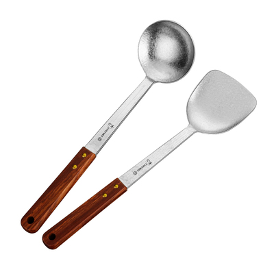 CHEEMEE纯钛锅铲汤勺套装实木柄