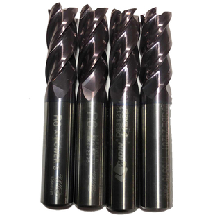 进口二手高硬铣刀65-70度超硬淬火钨钢合金立铣刀粗皮铣刀不锈钢