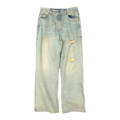 化学制品 中古感 矿工破坏牛仔裤 P2_BLU_JEANS