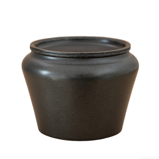 秦藏阁 砚山建水纯锡手工茶具壶承泡茶专用茶海家用废水水盂380ml