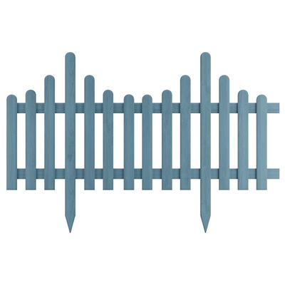 凹弧木栅栏户外花园插地篱笆隔断