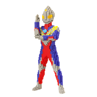 赛罗雷欧德迦相信光积木玩具益智拼装颗粒手办开发大脑生日礼物男