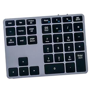 铝合金35键数字小键盘无线蓝牙双模数字键盘静音财务会计办公电脑