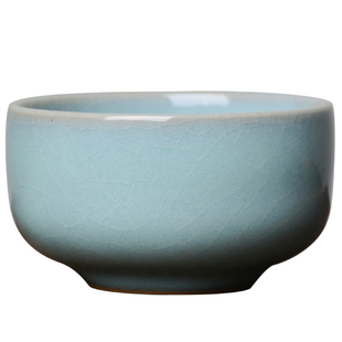 二级瑕疵品汝窑汝瓷普洱茶杯茶盏茶壶汝州原产地主人可养天青开片