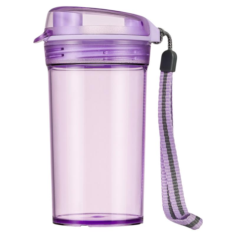特百惠晶彩mini夏日水杯280ml儿童学生专用高颜值女塑料便携