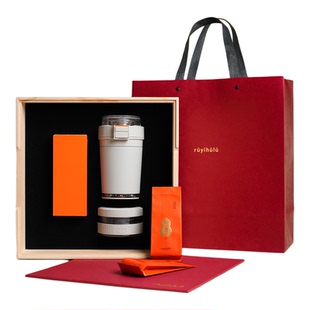 【珍品葫芦礼盒】如意葫芦随行茶杯茶水分离泡茶陶瓷内胆送礼高端