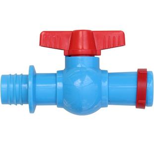 灌溉微喷带接头N45喷灌带旁通开关硬管转1寸喷水带分水球阀三通