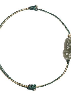 玄修阁青玉貔貅手工定制手链