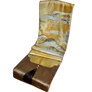 中国风古筝琴罩布布艺高山流水防尘罩盖布禅意高档刺绣琴罩古琴布