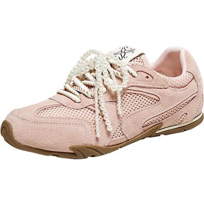 【珍珠少女】百思图夏新款网面透气德训鞋女运动休闲鞋A1202BM5