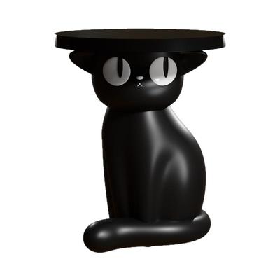 新款黑猫茶几落地摆件