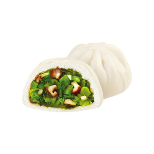 五丰冷食香菇素菜80g大包子早餐蒸笼方便冷冻半成品速冻食品整箱