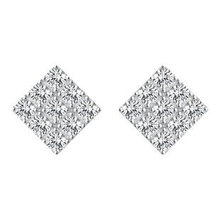 极光以南方形贝母耳钉原创设计百搭高级感首饰几何耳环礼物饰品女