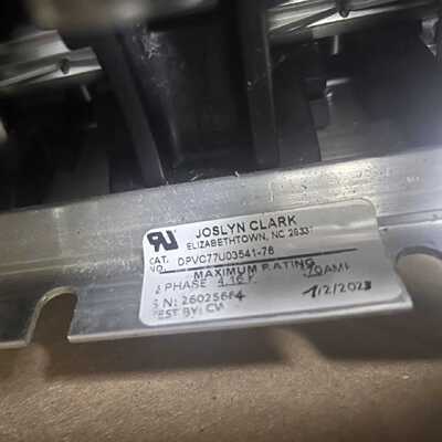询价-Joslyn Clark接触器，克拉克，型号DPVC77U0