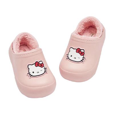 戴维贝拉女童拖鞋中大童棉拖