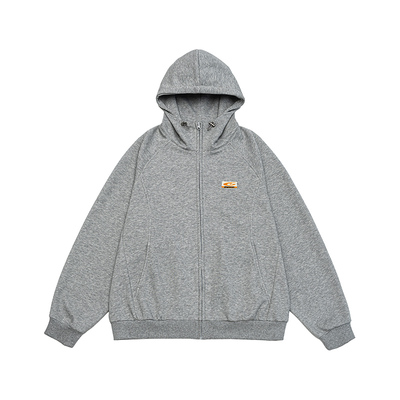 GOGOSOON卫衣外套男新款2026春秋开衫带帽休闲青少年拉链宽松上衣