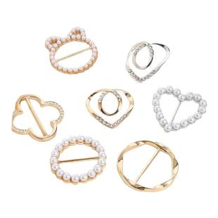 衬衫衣角扣衣服下摆固定打结扣衣服装饰丝巾扣女高端夹子收腰神器