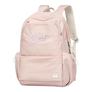 Lee初中高中生书包双肩包男女背包学生大容量休闲出行旅行电脑包