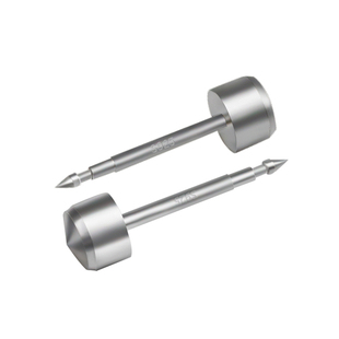 纯银打耳洞专用耳钉尖头穿耳孔针防过敏通耳洞神器防堵住养耳棒